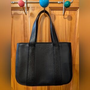 Coach Vintage Bridle Italy 90s Black Small Calfskin Tote 6707